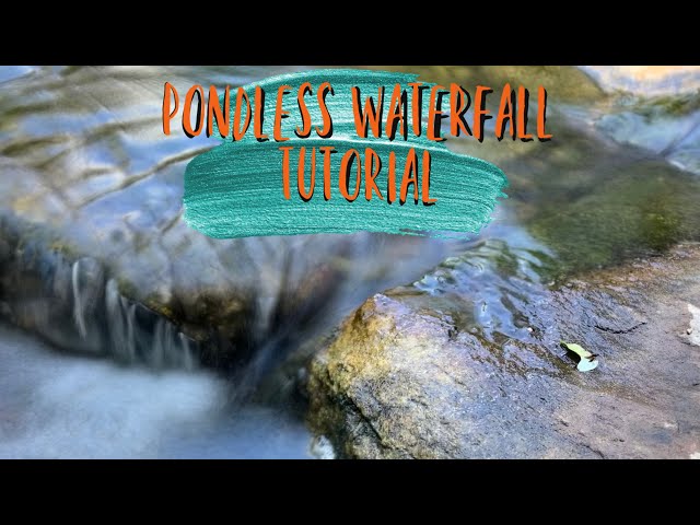 Pondless Waterfall Build Tutorial ￼| The Barefooted Gardener