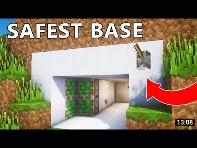 secret base for minecraft