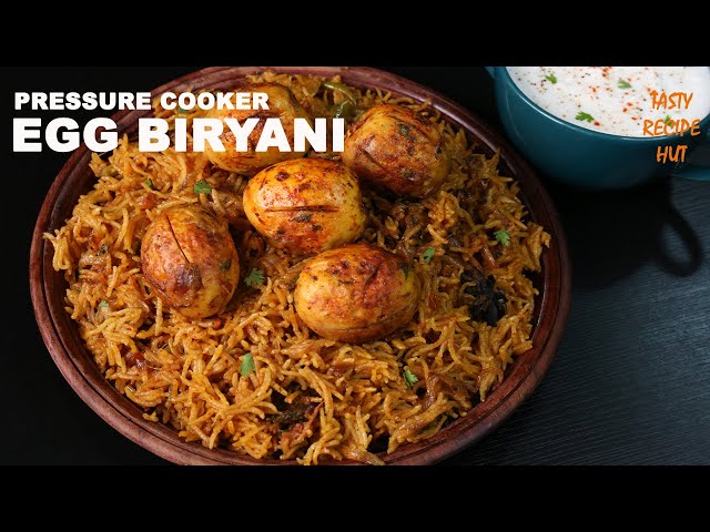 Pressure Cooker Egg Biryani ! Easy Egg Biryani Recipe