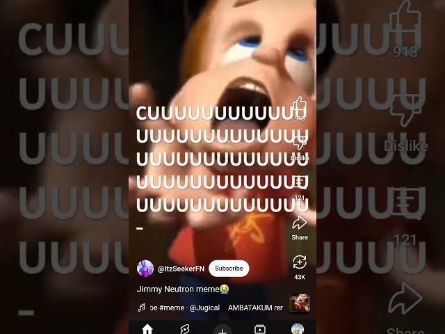 Jimmy Neutron scream meme