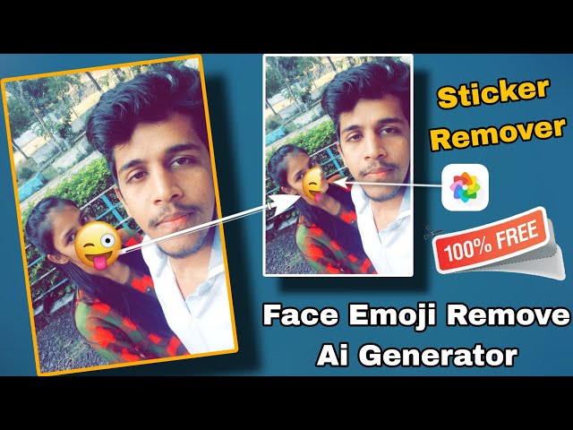 Face Emoji Remover Ai Generator | Face Sticker Kaisa Khatam Kare | Ai Remove Face Emoji