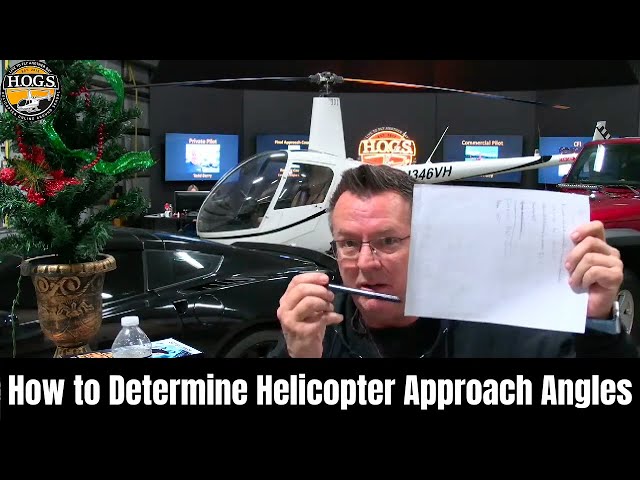 "How to Determine the Best Helicopter Approach Angle?"