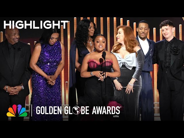 Abbott Elementary Wins Best Musical/Comedy Television Series | 2023 Golden Globe Awards on NBC