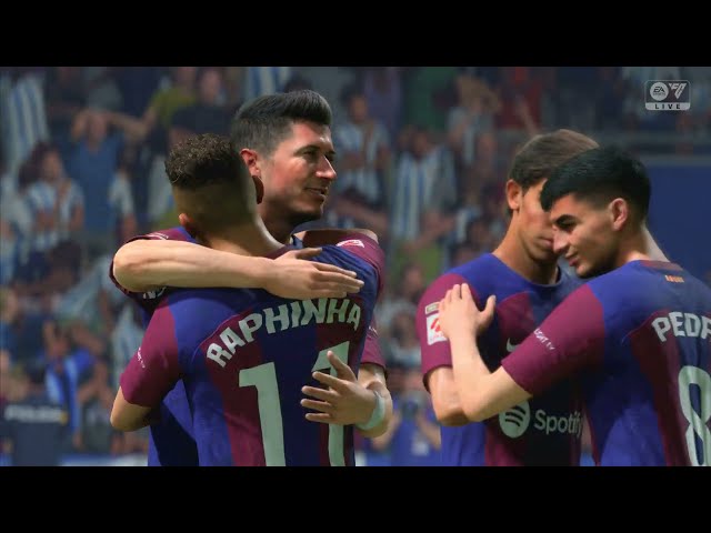 Real Sociedad vs FC Barcelona | LALIGA EA Sports #fc24 #ps5