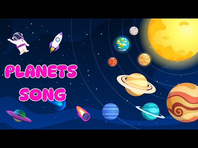 Planets Song for Kids – Learn About Our Solar System – Learn 8 Planet Names – The Solar System Song