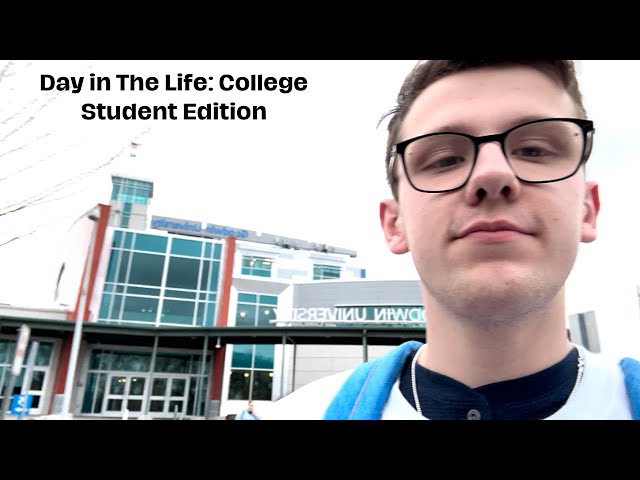 Day in The Life of A College Student! (Vlog)