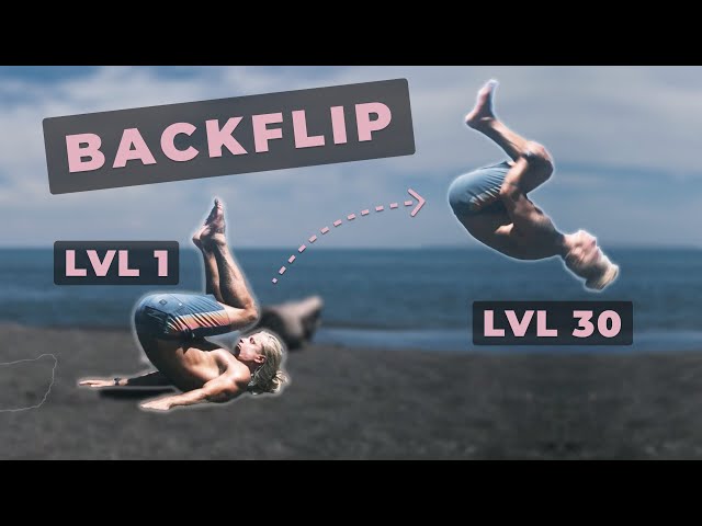 From Zero to Backflip tutorial - How to learn as beginner with minimal equipment