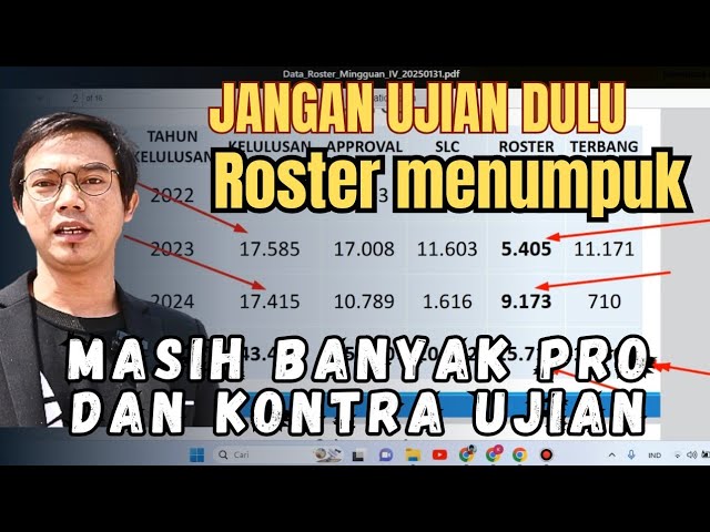 🔴JANGAN UJIAN DULU LEBIH BAIK STOP UJIAN ROSTER MASIH MENUMPUK❗️(KOMENTATOR).