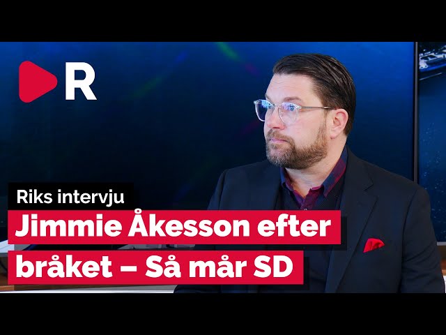 Jimmie Åkesson på Riks: Så mår SD efter bråket