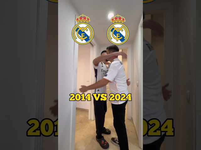 REAL MADRID 2014 VS REAL MADRID 2024 (10 años después) #footballfunny #ladecima #realmadrid #ronaldo