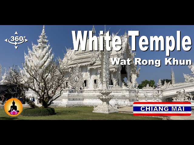 White Temple - Top 3 The best temple in Chiang Rai | Thailand tourism - video 360