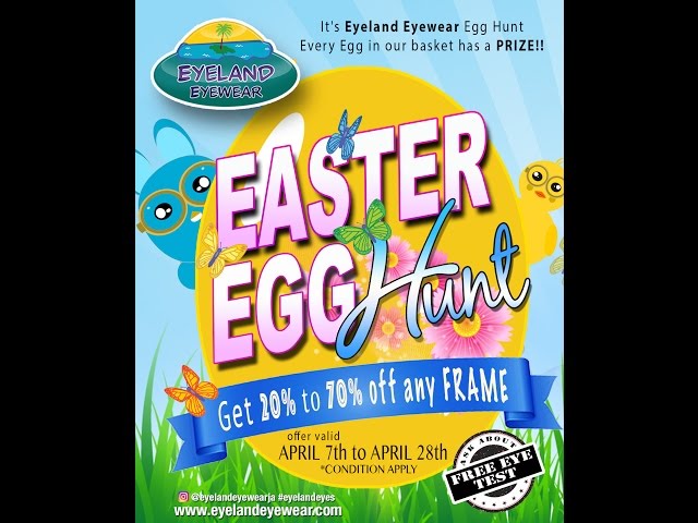 It's Eyeland Eyewear Egg Hunt