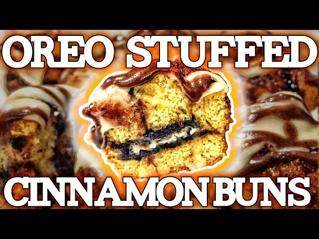 How to Make Oreo Stuffed Pumpkin Spice Cinnamon Buns! | Feast of Fiction