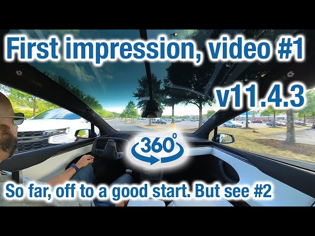 VR Tesla Model X Plaid FSDBeta v11.4.3, First impressions in a collections of three videos, № 1