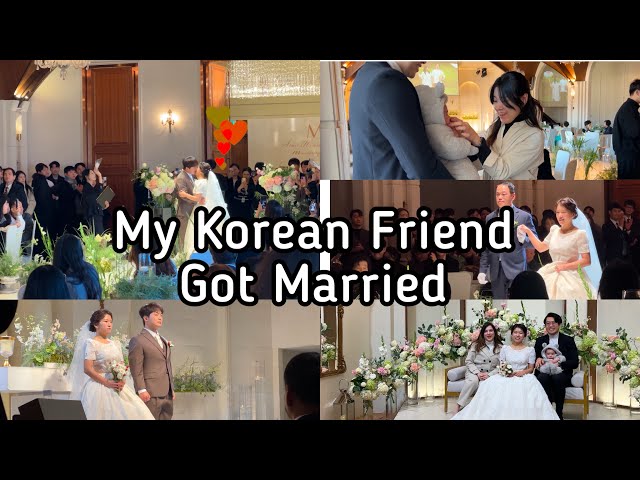 We went to our Korean friend’s wedding | finally they got married after many years