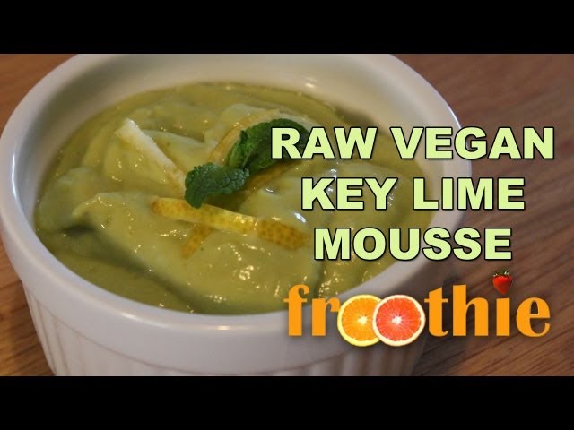 Key Lime Mousse in the Optimum 9200 on Getting into Raw cooking with Zane