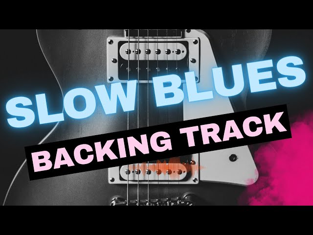 Slow Blues Backing Track in Em