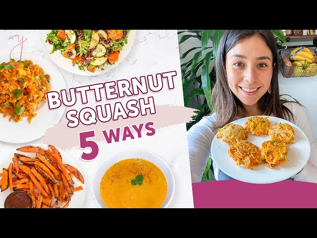 5 BUTTERNUT SQUASH RECIPES for the Week! Healthy + Easy😋Yovana