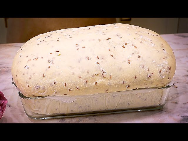 Bread from 1 kg of flour. It's possible! Bread in 5 minutes. My grandfather's simple recipe.