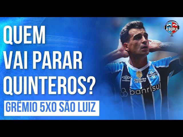 🔵⚫️ Grêmio 5x0 São Luiz: Goleada esmagadora | Quem para Quinteros? | Mais de 11 titulares