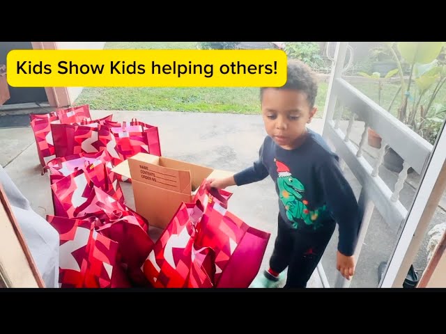 Kids Show Kids helping others!