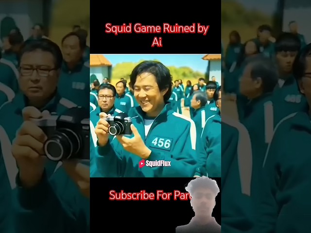 Squid game ruined by AI #squidgame #shorts #ai #video #movie #artificialintelligencemovie #funny