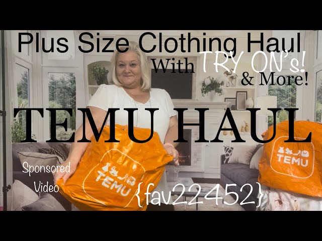 TEMU “PLUS SIZE” CLOTHING HAUL~ WITH TRY ON & MORE!