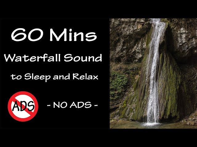 Waterfall Sound 7 | 60 Mins Nature Sound | Lullaby to Sleep