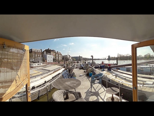 Hallowell Fraser - Houseboat, Lower Mall Hammersmith 360 Viewing