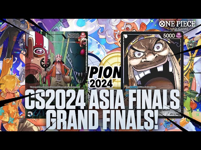 [OP10] OP09 Blackbeard vs OP10 Usopp | CS2024 ASIA FINALS GRAND FINALS | One Piece Trading Card Game