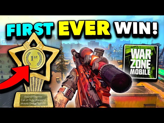 WARZONE MOBILE FIRST EVER COMPETITIVE WIN! FIRST GAMEPLAY! (NEW UPDATE)