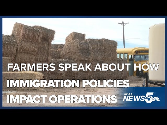 Farmers speak about how President Donald Trump's Immigration Policies impact operations