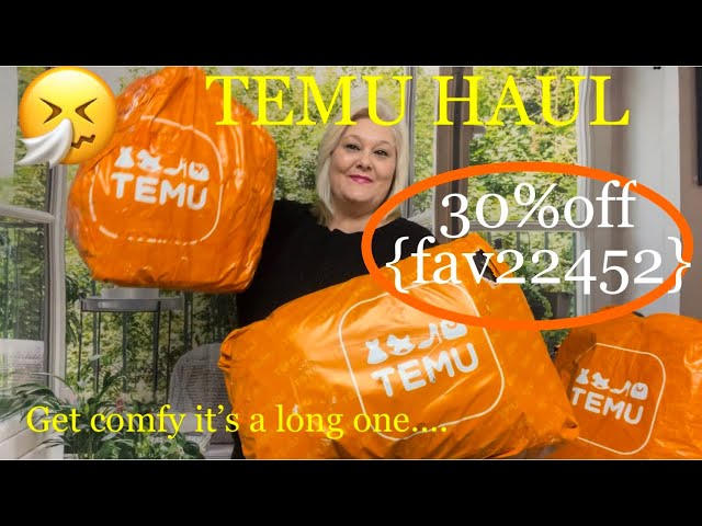 TEMU HAUL || IT’S A LONG ONE…😂!+🤧