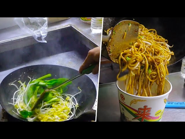 Amazing and Tasty Street Noodles in China || Chinese Food Fantasy