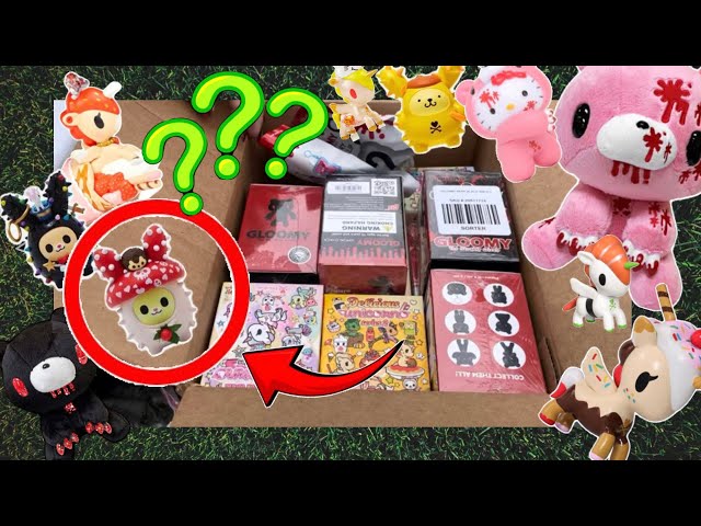 MASS BLIND BOX UNBOXING for my birthday - Tokidoki & Gloomy Bear!!!!!!! 🎁🎂😱✨