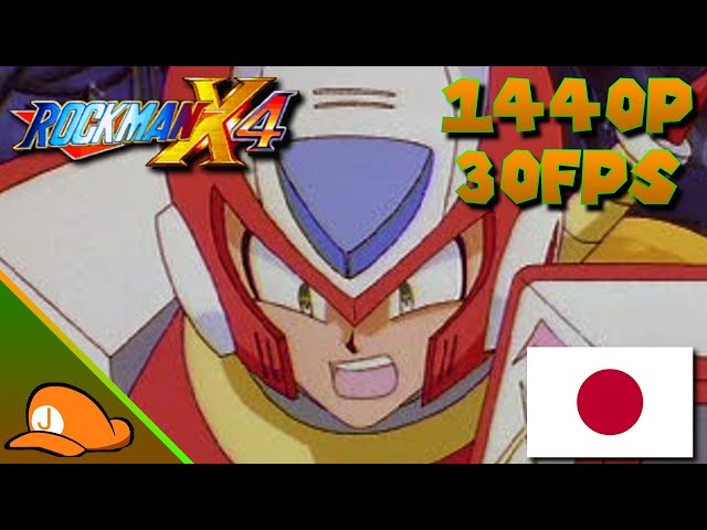 Rockman X4 Cutscenes (Widescreen) 1440p 30fps