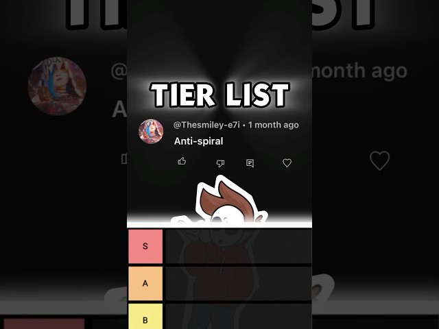 Comment Tier List