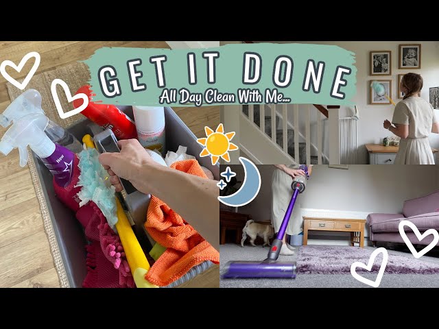 AM TO PM CLEAN WITH ME | Get It Done All Day Clean With Me UK | Spring Clean With Me 2022