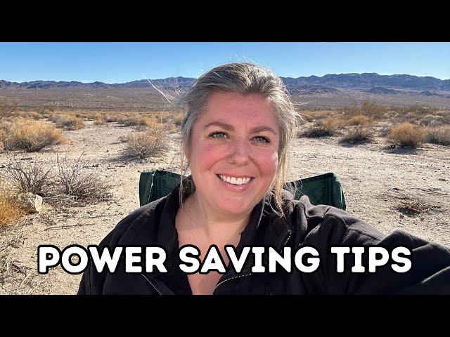 SAVE POWER while Boondocking, Car Camping, and RVing. Easy Tips and Tricks for Beginners!