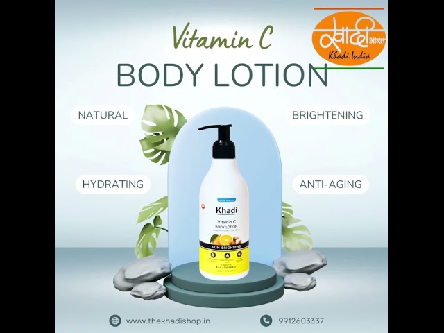 Khadi’s Vitamin C body Lotion#khadishop #skincare #bodylotion