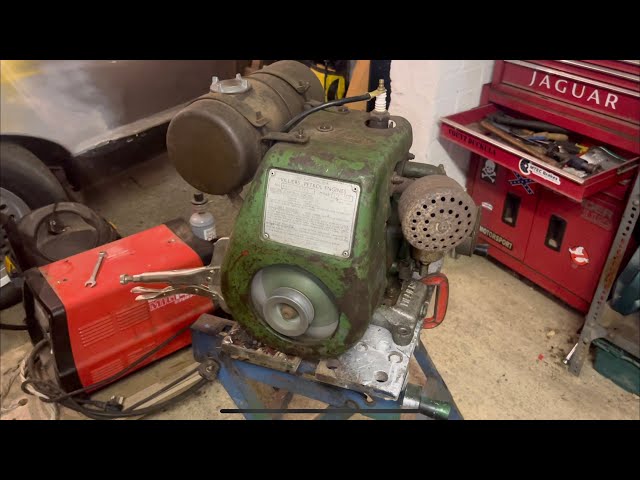 Villiers Mk12 hs stationary engine with reduction gearbox project will it still start part 3