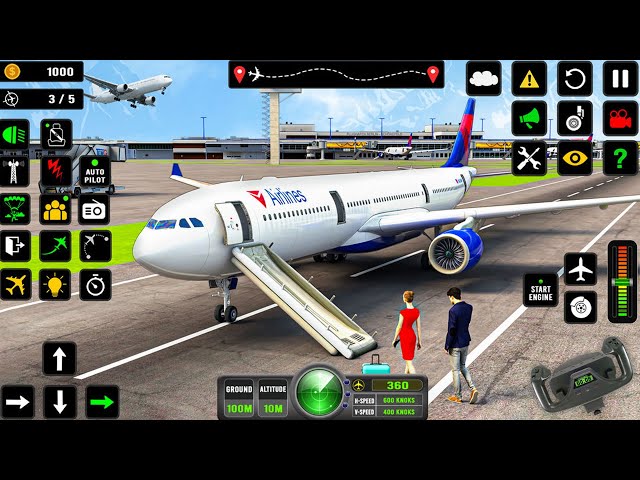 Airplane Crash Fire Fighting - Flight Airplane City Pilot Simulator