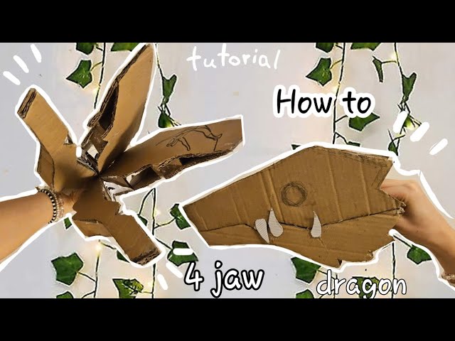 Tutorial | How to do 4 jaw dragon. :3 Full video #tutorial #paperdragon