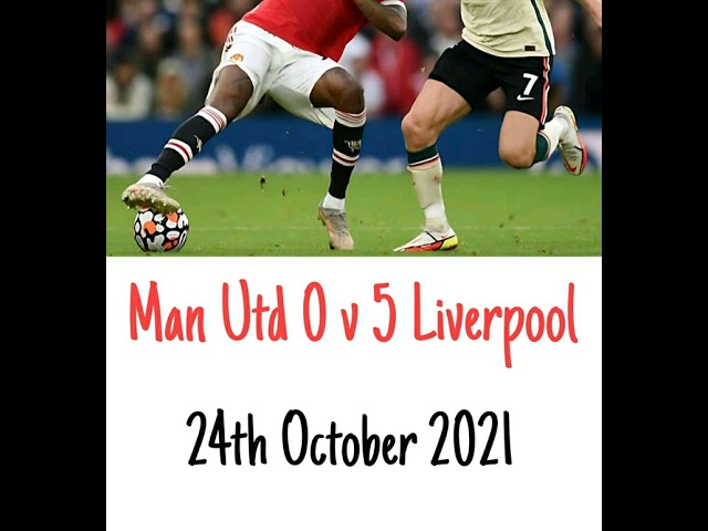 Manchester United 0 v 5 Liverpool  - All The Goals - (5Live) Radio Broadcast 24/10/2021