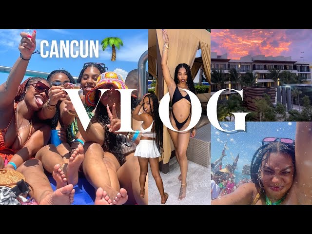 CANCUN VLOG🌴: Girls Trip, HipHop Boat Party, Clubbing, and more!