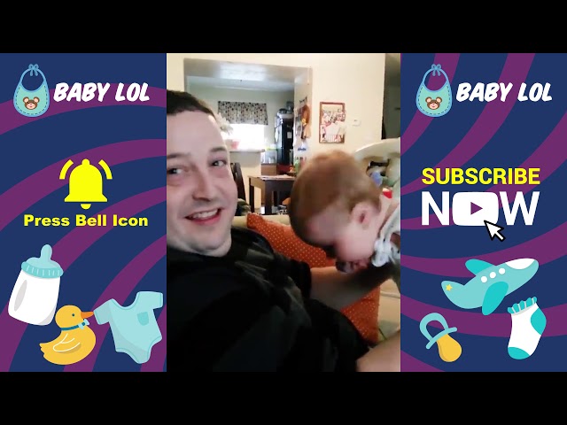 Funny Cute Dad and Baby Moments - Best Moments Compilation 2019