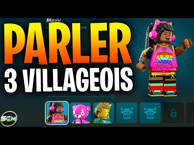 Comment Parler a 3 Villageois des Terre Gelées Différents Pendants une Seule Session Lego Fortnite