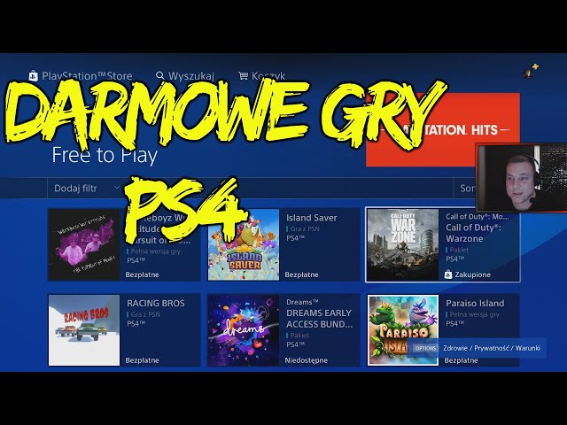 DARMOWE GRY PS4 PRZEGLĄD PS STORE