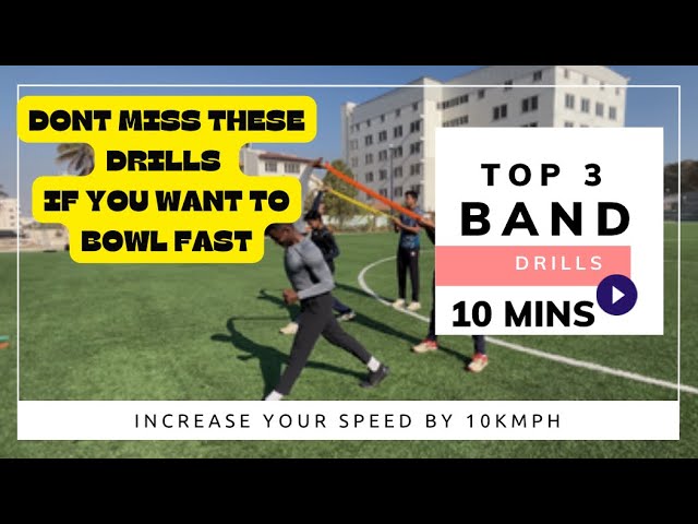 Don’t  miss these BAND DRILLS if you want to increase bowling speed|| top 3 advanced band drills