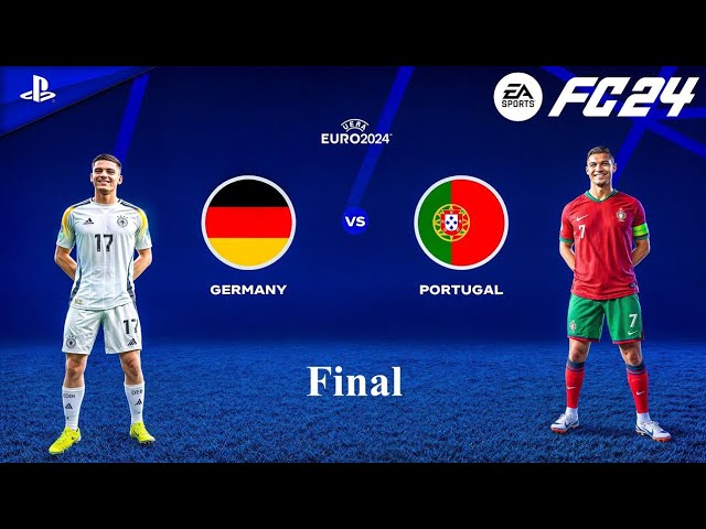 Germany vs Portugal Euro 2024 final match 🔥 EA FC24 - (PS5 in 4k 60fps Full HDR Gameplay )